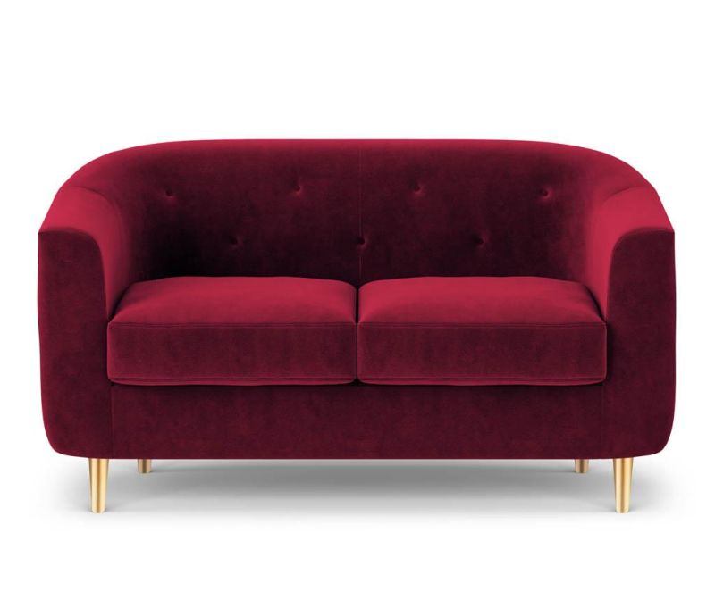 2 Seater Sofa Corde Red Wine Vivre Eu